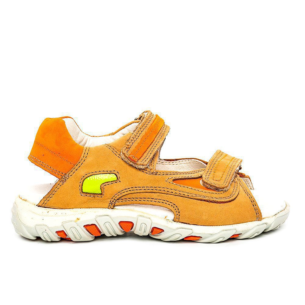 Sandale copii piele Pj Shoes portocaliu