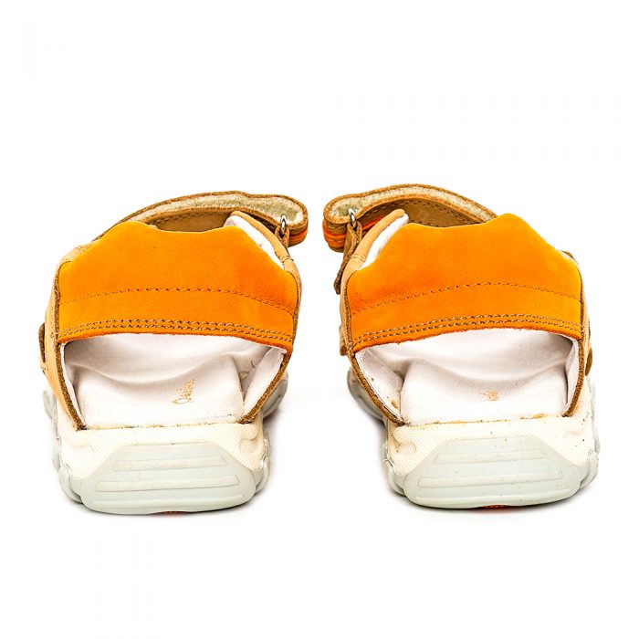 Sandale copii piele Pj Shoes portocaliu