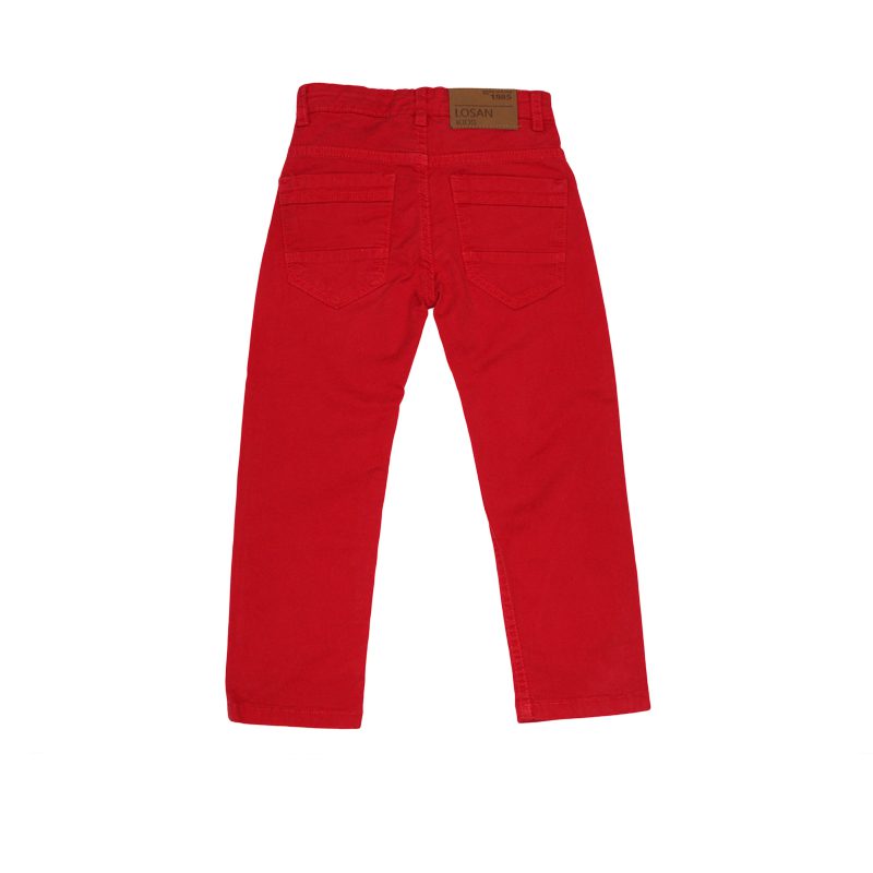 Pantaloni copii Losan rosu, marimi 2-7 ani