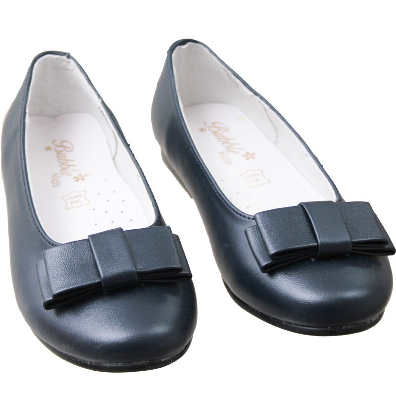 Pantofi fete bleumarin din piele naturala 28-35