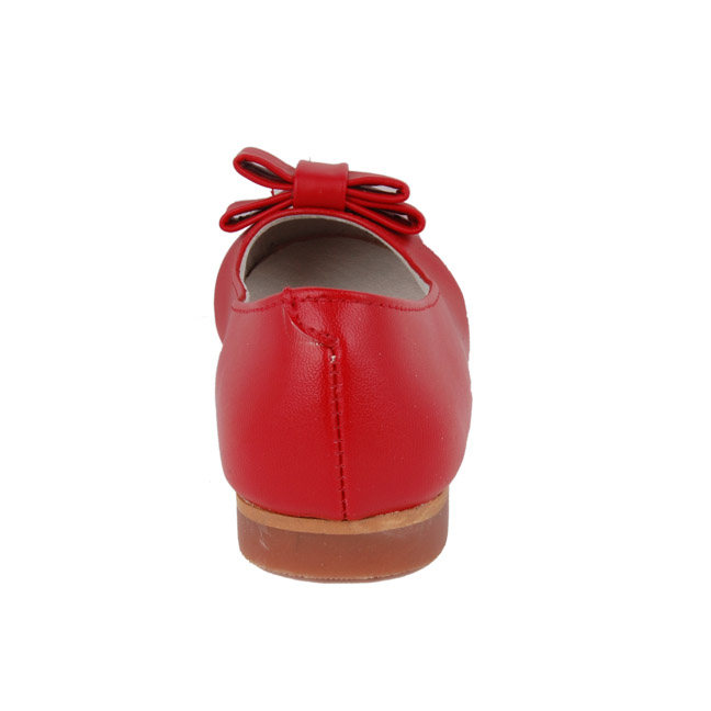 Pantofi fete rosii din piele naturala