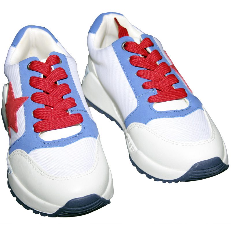Pantofi sport copii alb/rosu