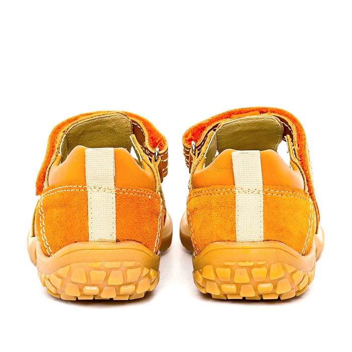 Sandale copii piele Pj Shoes 174 portocaliu
