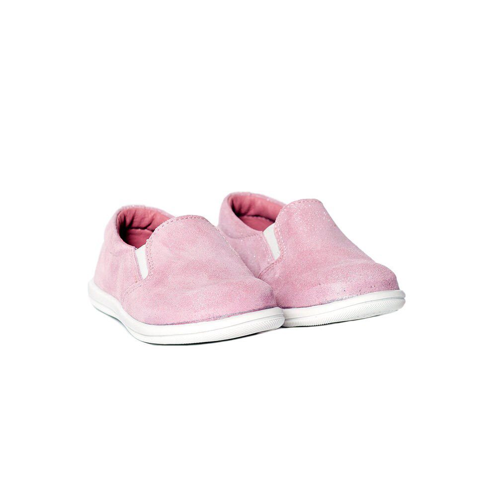 Mocasini copii piele Tar roz PJ Shoes