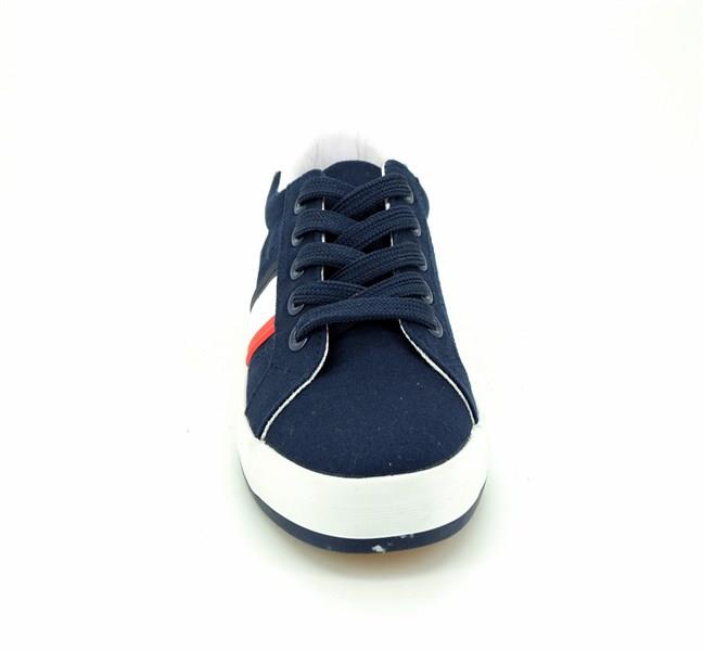Pantofi casual cu siret bleumarin/rosu/alb  24-29
