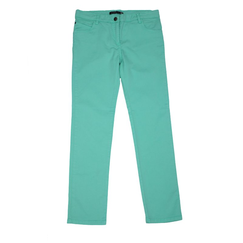 Pantaloni fete Losan 9650AB verde/bleu/ rosu pal 8-16 ani