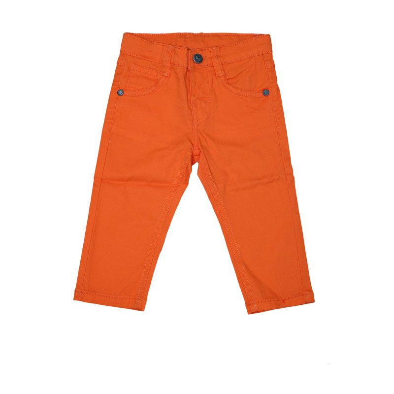 Pantaloni copii New Ness portocaliu luminos
