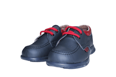 Pantofi Copii din Piele Naturala Bleumarin